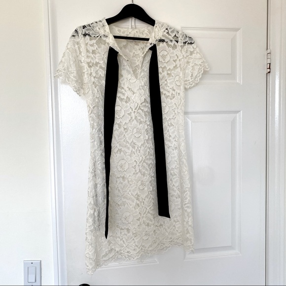 SANDRO White Evening Dress - Picture 5 of 8